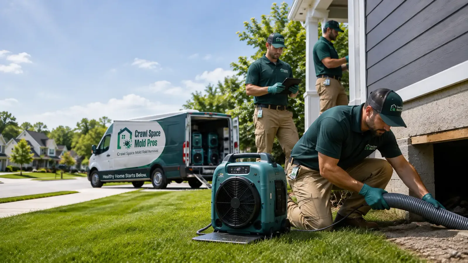 Crawl Space Mold Removal in Aredale, IA